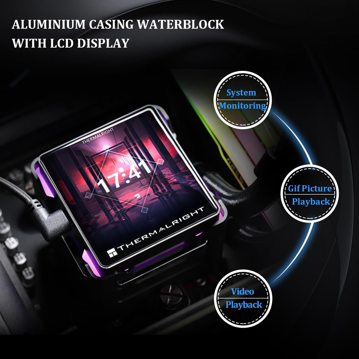 Thermalright Liquid Cooler Elite Vision 360 LCD ARGB Black Thermalright Liquid Cooler Elite Vision 360 LCD ARGB Black